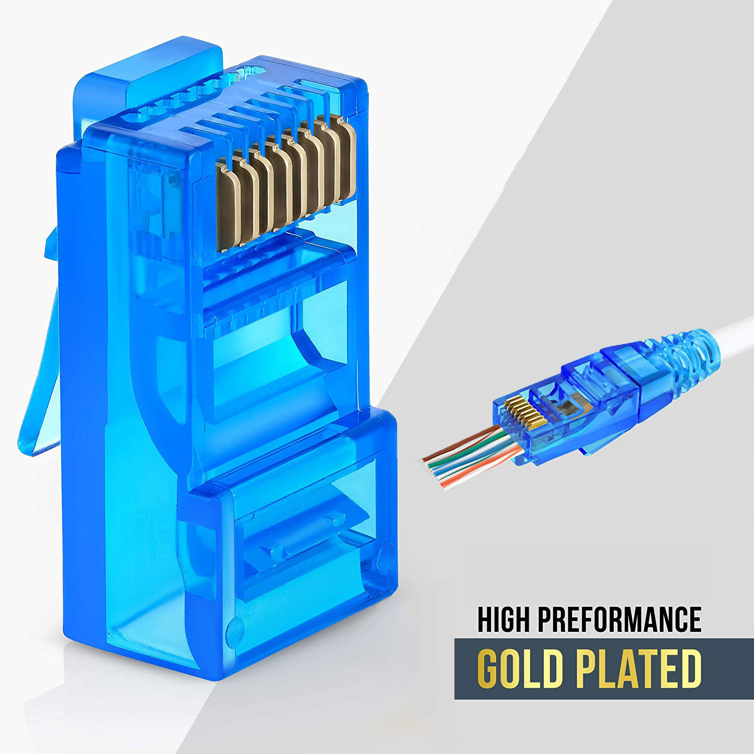 ZoeRax 100Pcs RJ45 Cat6 Connec - Rj45 Jack ulasan dan harga