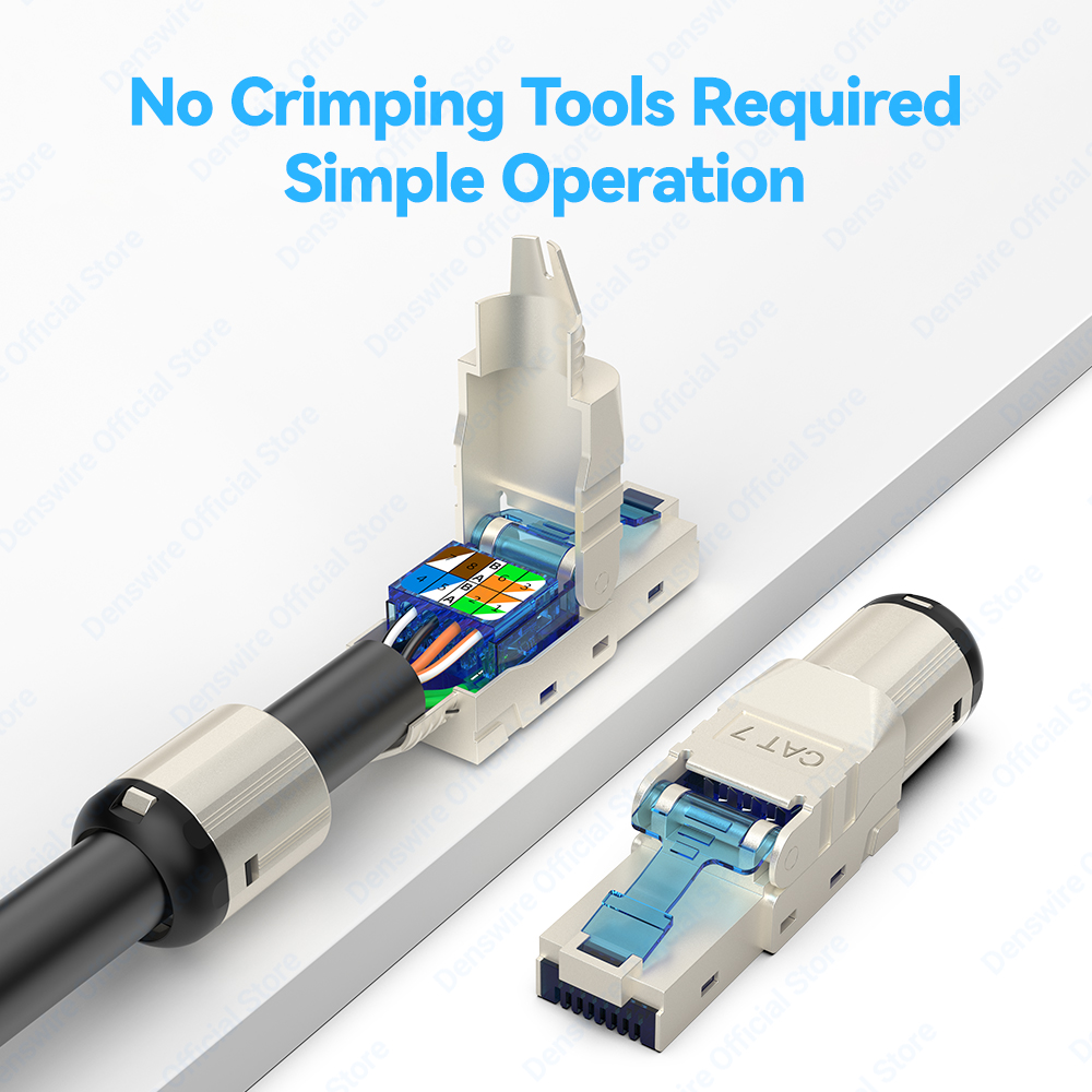 Denswire Tool-Free RJ45 Connec - Rj45 Jack ulasan dan harga