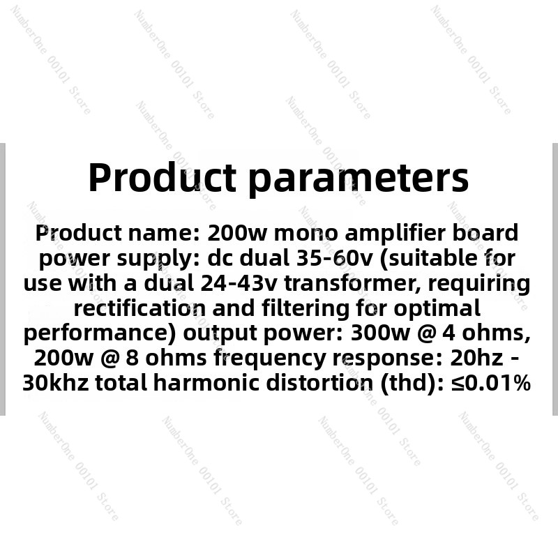 Upgraded 200W Mono HiFi Power  - Audio Amplifier Board ulasan dan harga