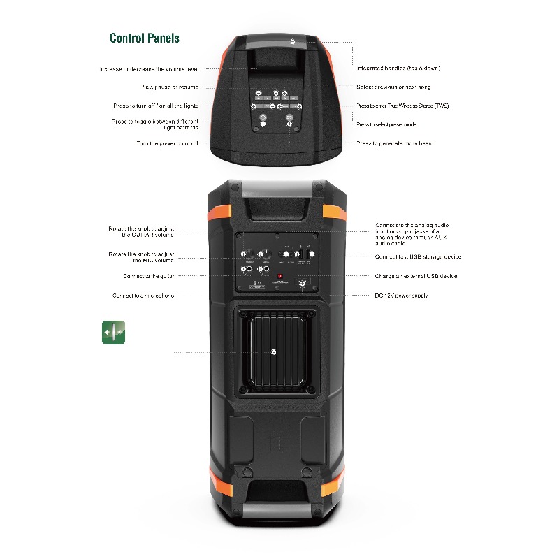 Portable 6.5 Inch Active Speak - Woofer ulasan dan harga