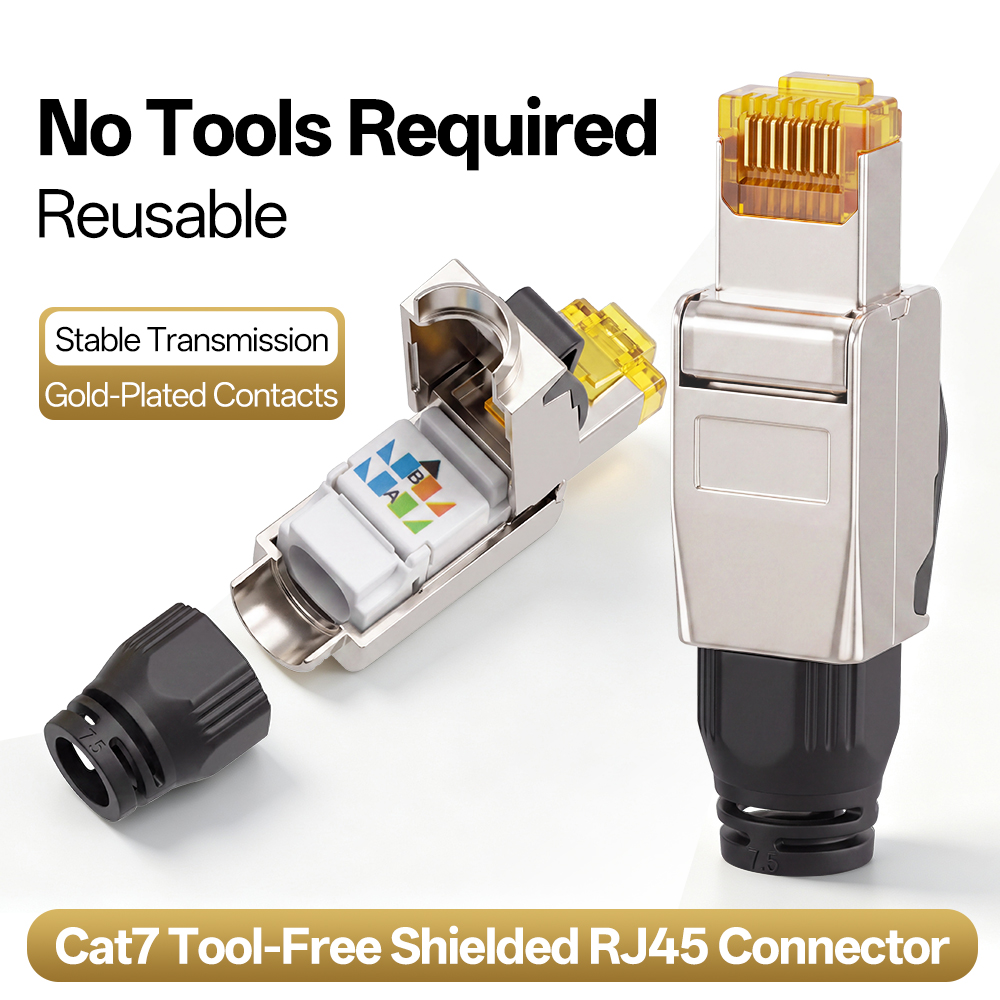 RJ45 Connector Cat7 Tool‑Free  - Rj45 Jack ulasan dan harga