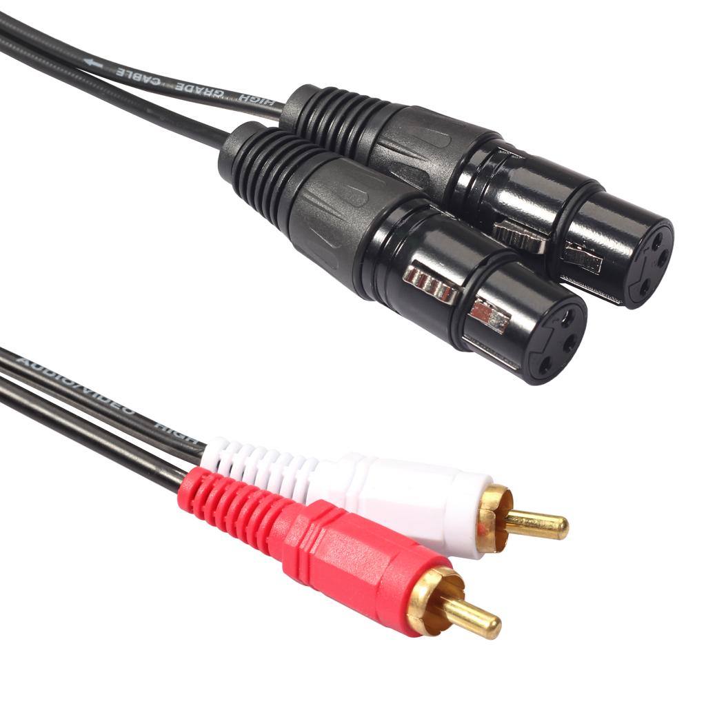 High Fidelity XLR RCA Audio Ca - Audio Cable Rca ulasan dan harga