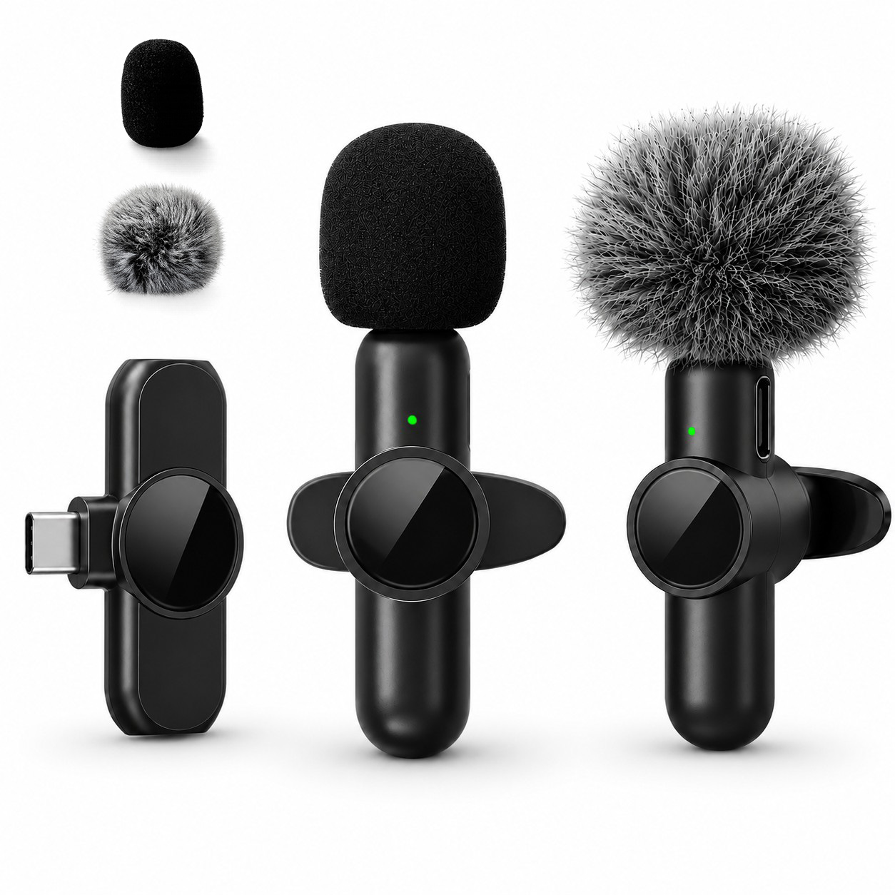 Wireless Lapel Microphone, Noi - Condenser Microphone Kit ulasan dan harga