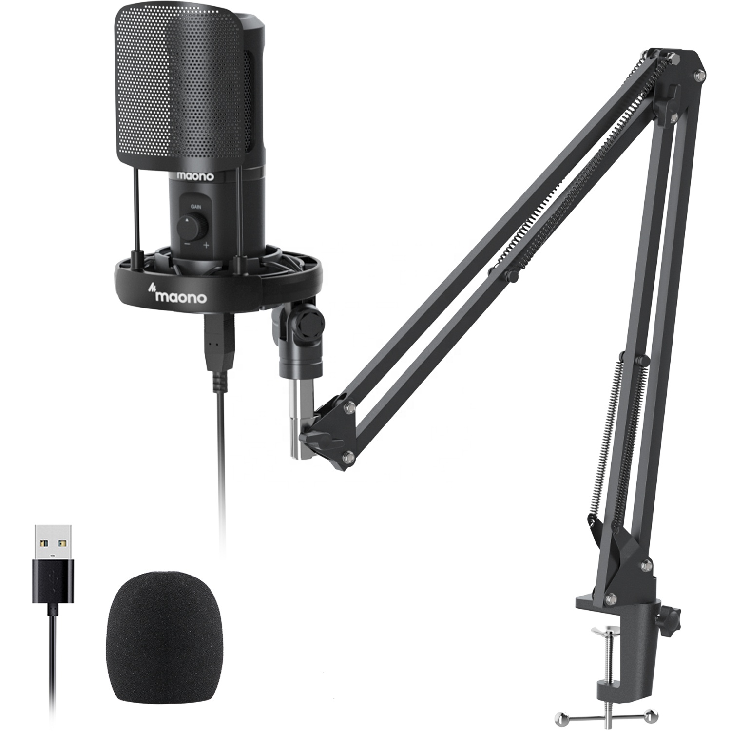 MAONO Professional Microphone  - Condenser Microphone Kit ulasan dan harga