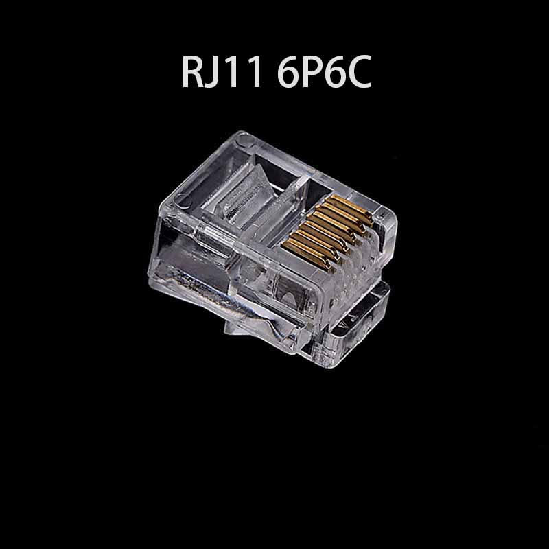 20/50/100PCS RJ11 6P2C 6P4C 6P - Rj45 Jack ulasan dan harga