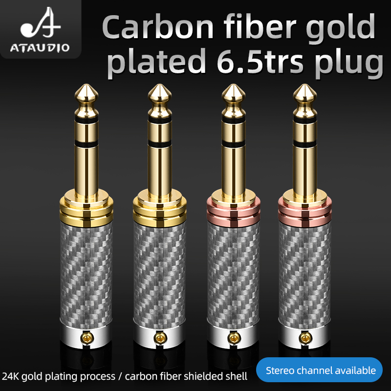 ATAUDIO 4PCS 6.5mm Plug Rhodiu - Trs Cable ulasan dan harga