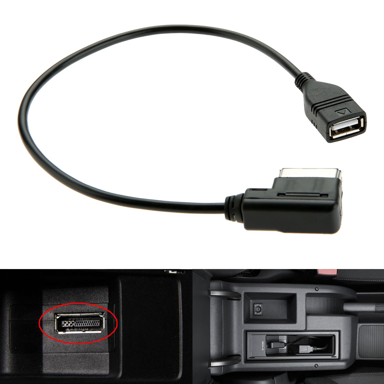 1 PC Media-In AMI MMI MDI AUX  - Mdi Cable ulasan dan harga