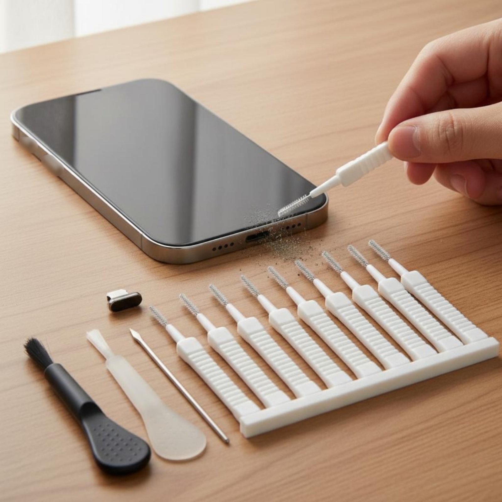 12 Pcs Charging Port Port Clea - Speaker Kit ulasan dan harga