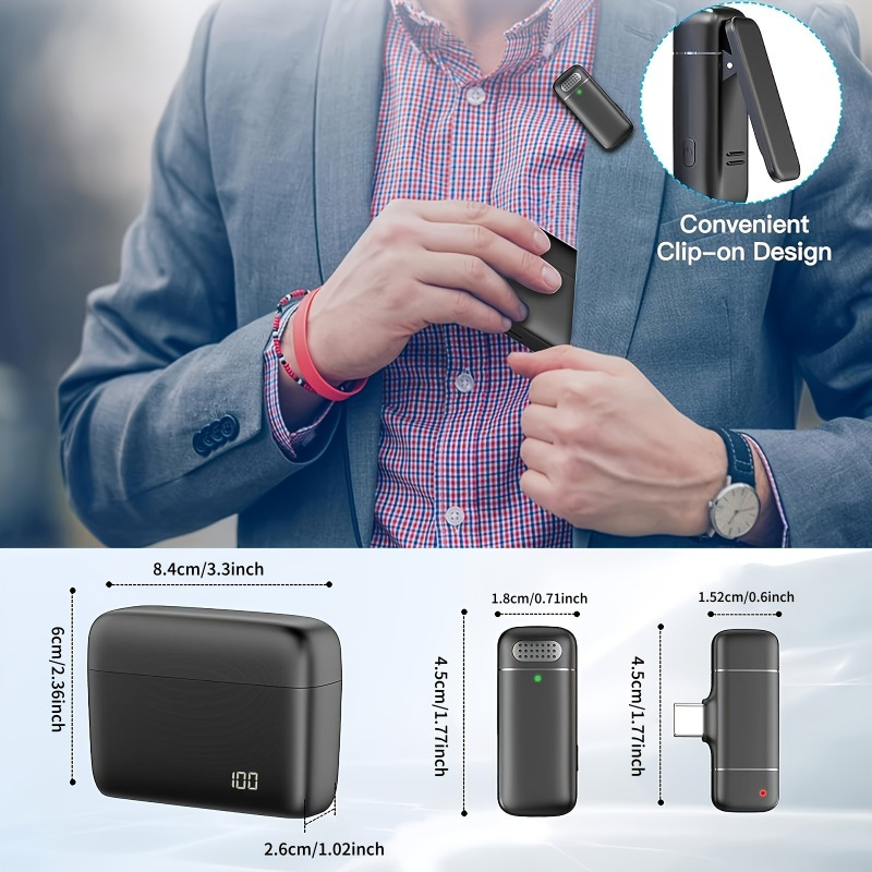 Wireless Lavalier Microphone w - Condenser Microphone Kit ulasan dan harga