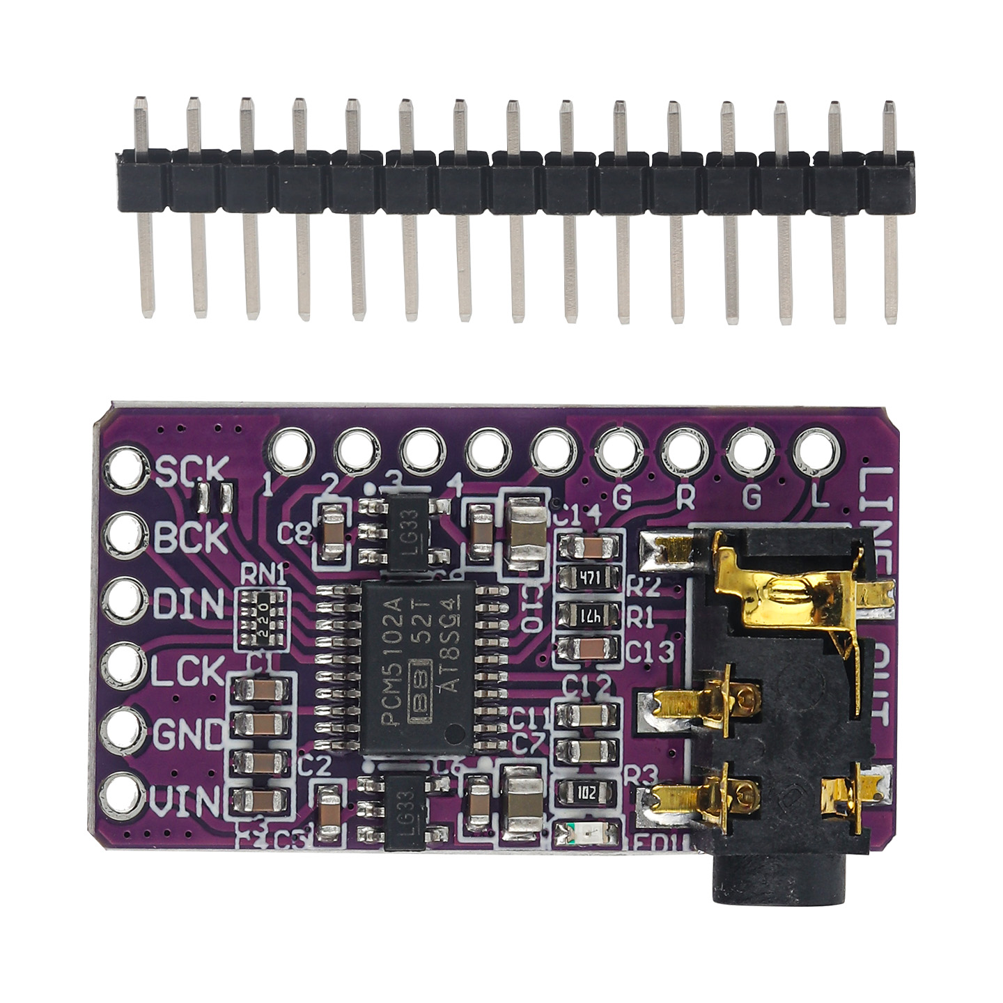 XCW  Interface I2S PCM5102A DA - Pcm5102 ulasan dan harga