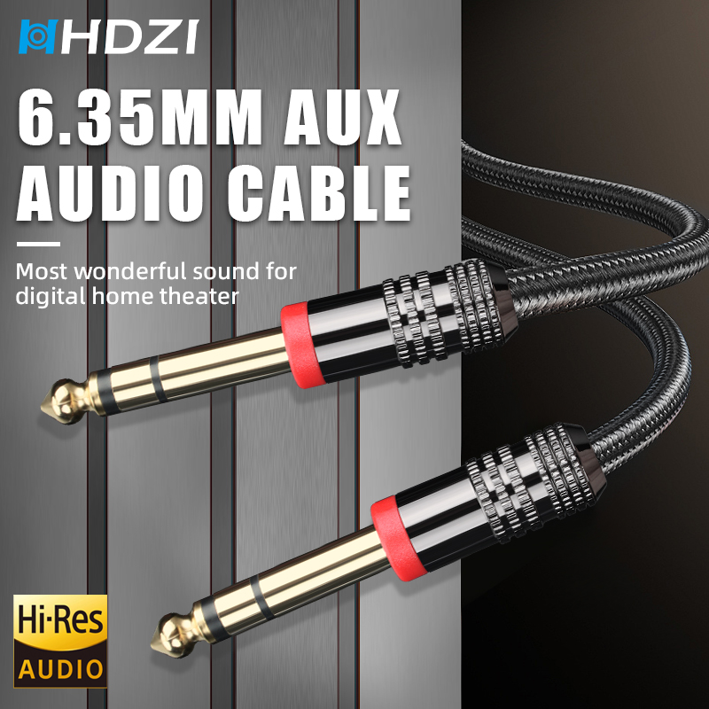 6.35mm TRS Guitar Cable Stereo - Trs Cable ulasan dan harga