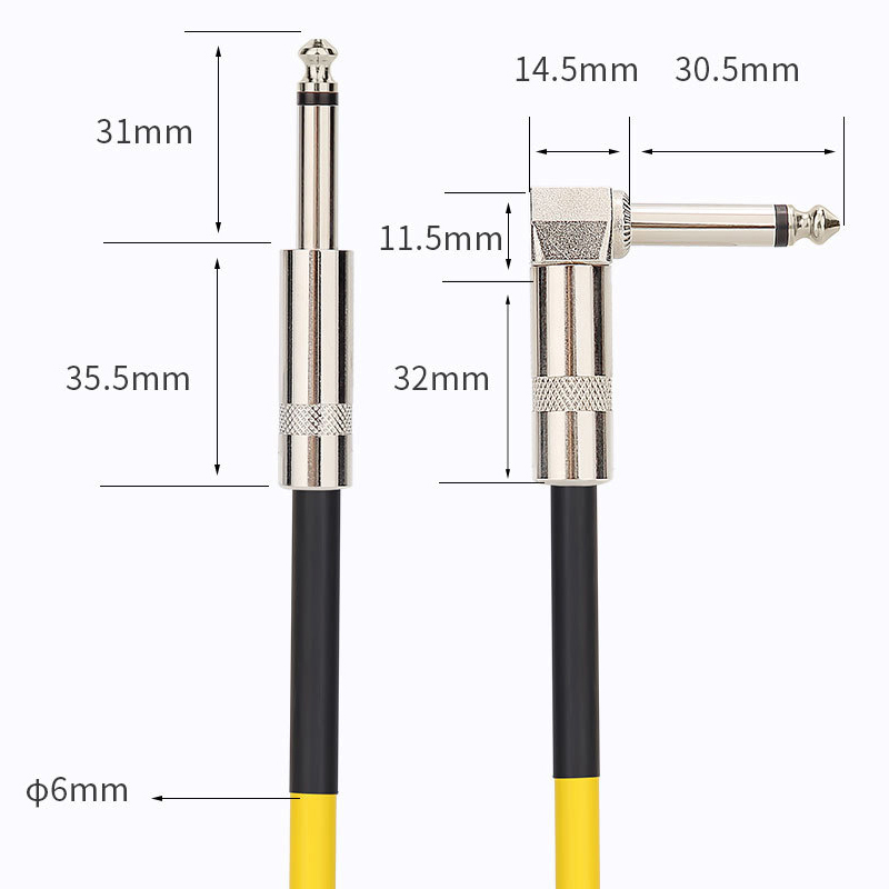 6.5mm Audio Cables TRS 1/4 inc - Trs Cable ulasan dan harga