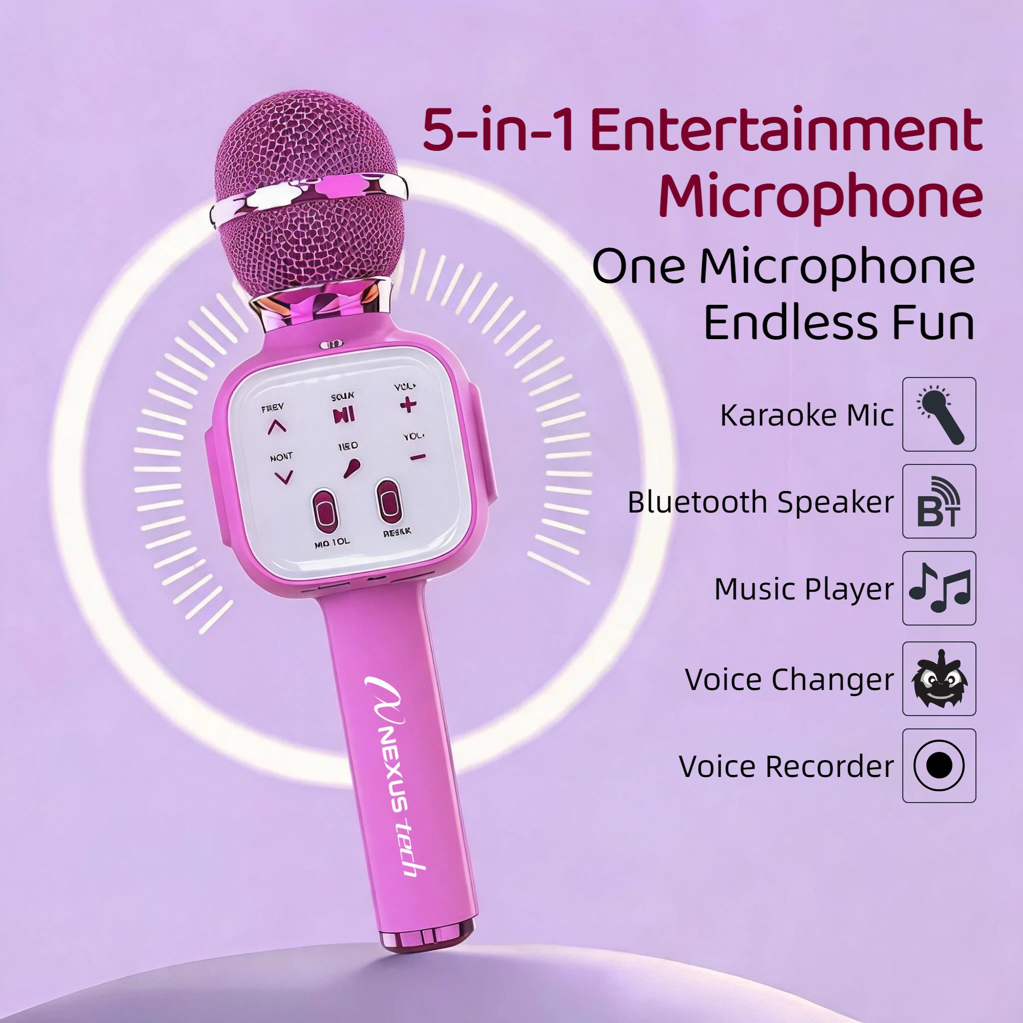 Wireless Bluetooth 5.2 Karaoke - Speaker Kit ulasan dan harga