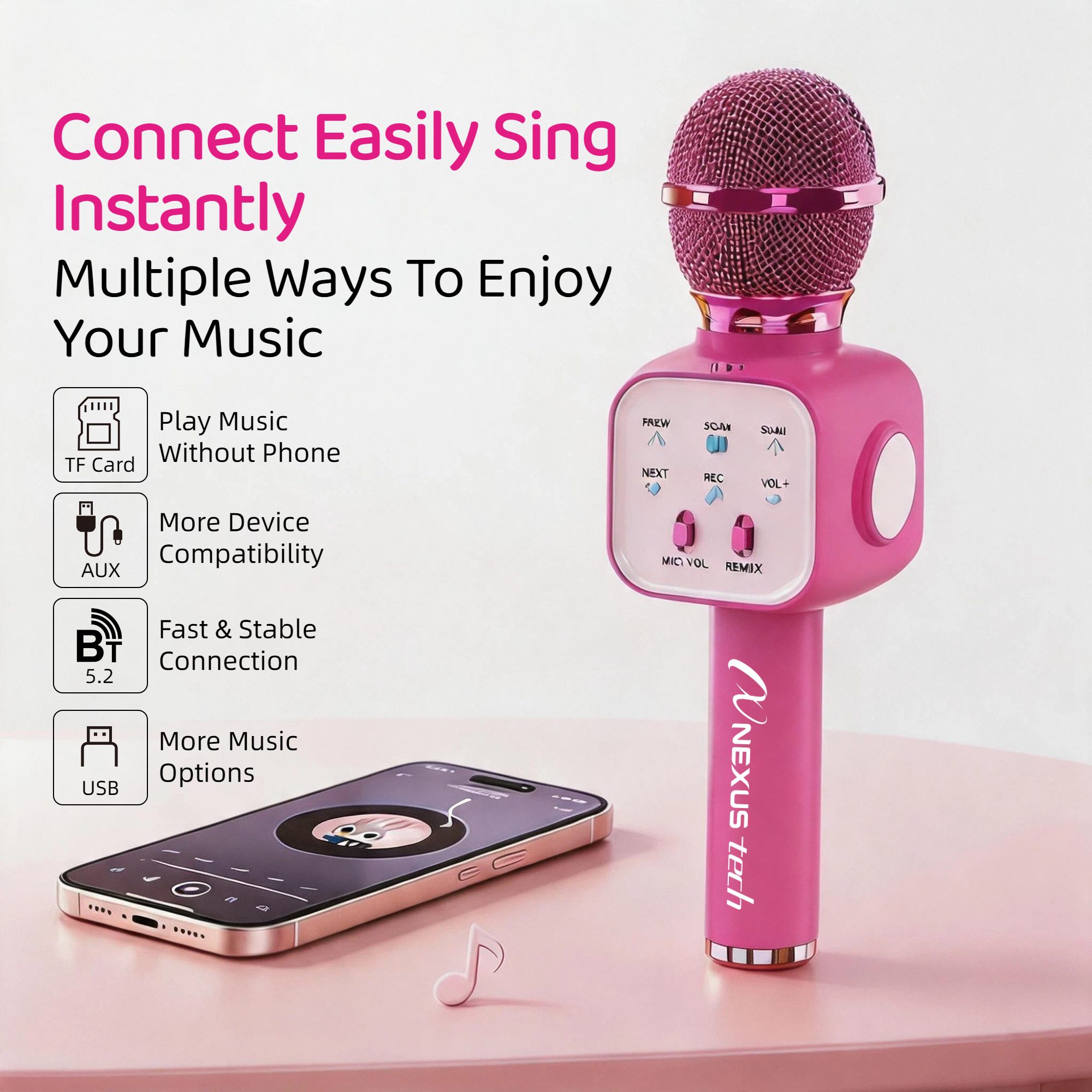 Wireless Bluetooth 5.2 Karaoke - Speaker Kit ulasan dan harga