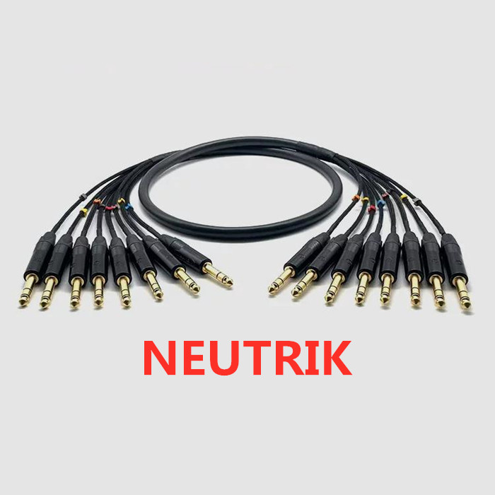 1 meter 11 NEUTRIK 6.35mm TRS  - Trs Cable ulasan dan harga