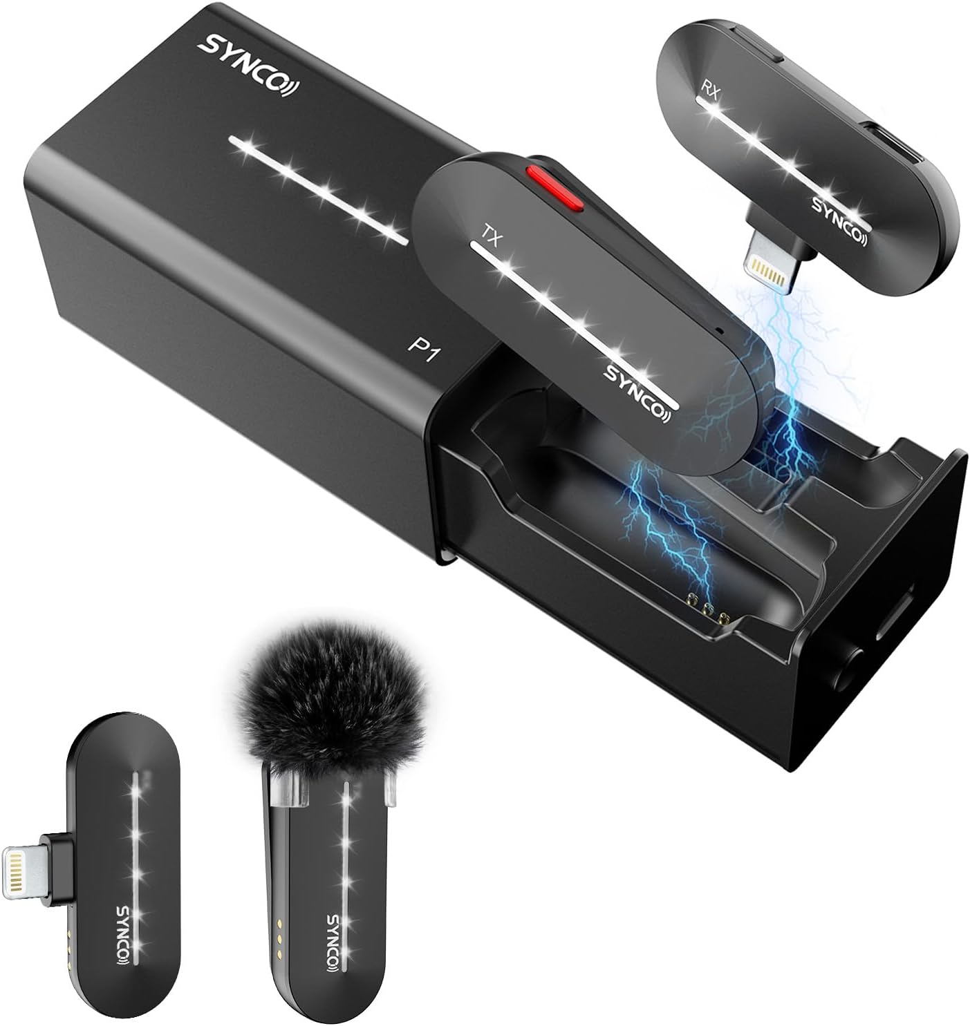 SYNCO Wireless Lavalier Microp - Condenser Microphone Kit ulasan dan harga