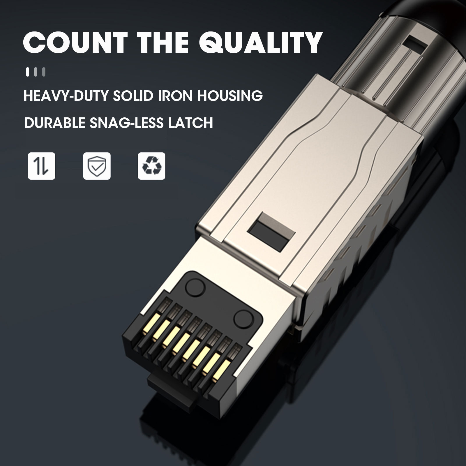 ZoeRax 2-Pack RJ45 Connectors  - Rj45 Jack ulasan dan harga