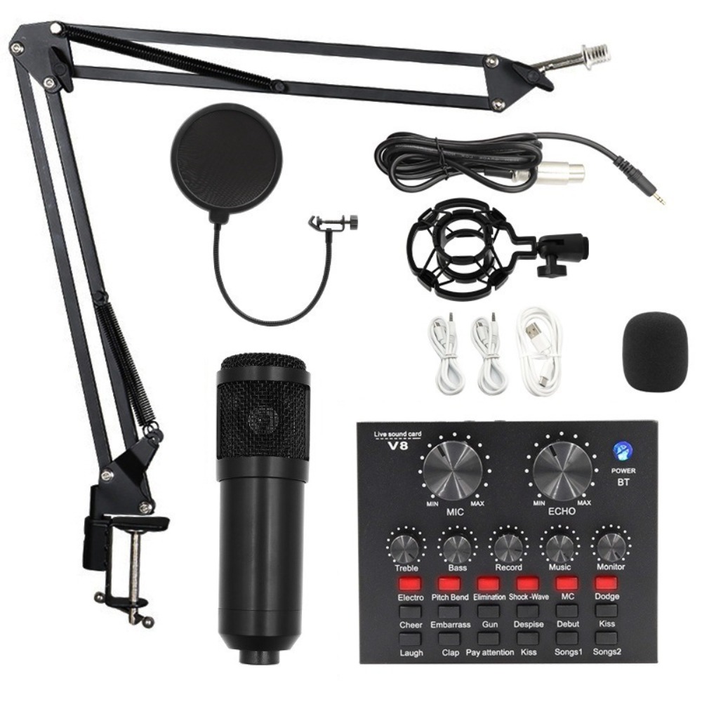 BM800 Condenser Microphone Kit - Condenser Microphone Kit ulasan dan harga