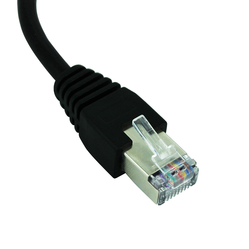 RJ45 1 Male to 2 Female LAN Ca - Rj45 Jack ulasan dan harga