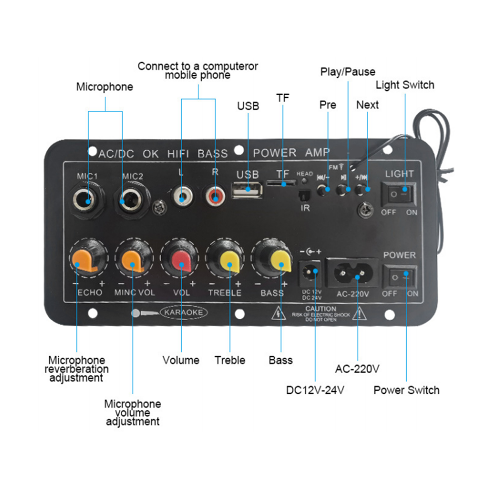 D10 Digital Bluetooth Amplifie - Speaker Driver ulasan dan harga