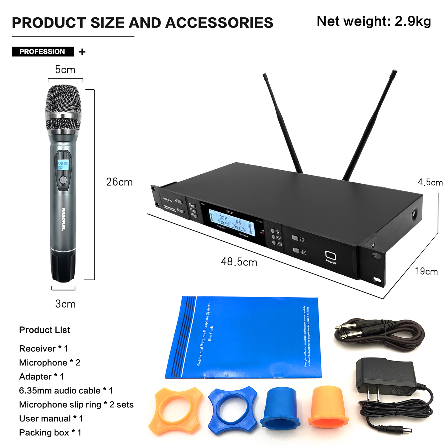 2026 RV-2 Professional FM Wire - Condenser Microphone Kit ulasan dan harga