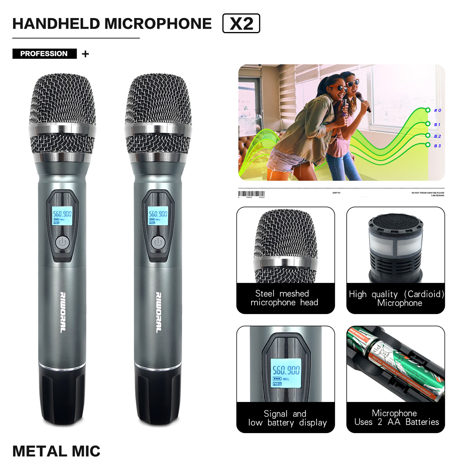 2026 RV-2 Professional FM Wire - Condenser Microphone Kit ulasan dan harga