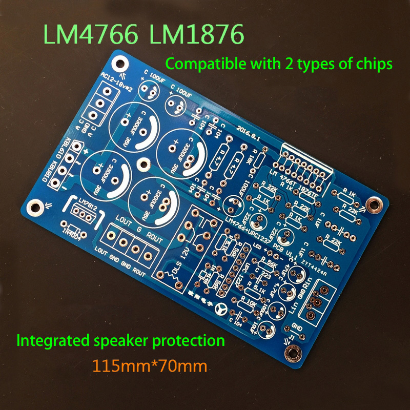 LM766 LM1876 Stereo Power Ampl - Audio Amplifier Board ulasan dan harga