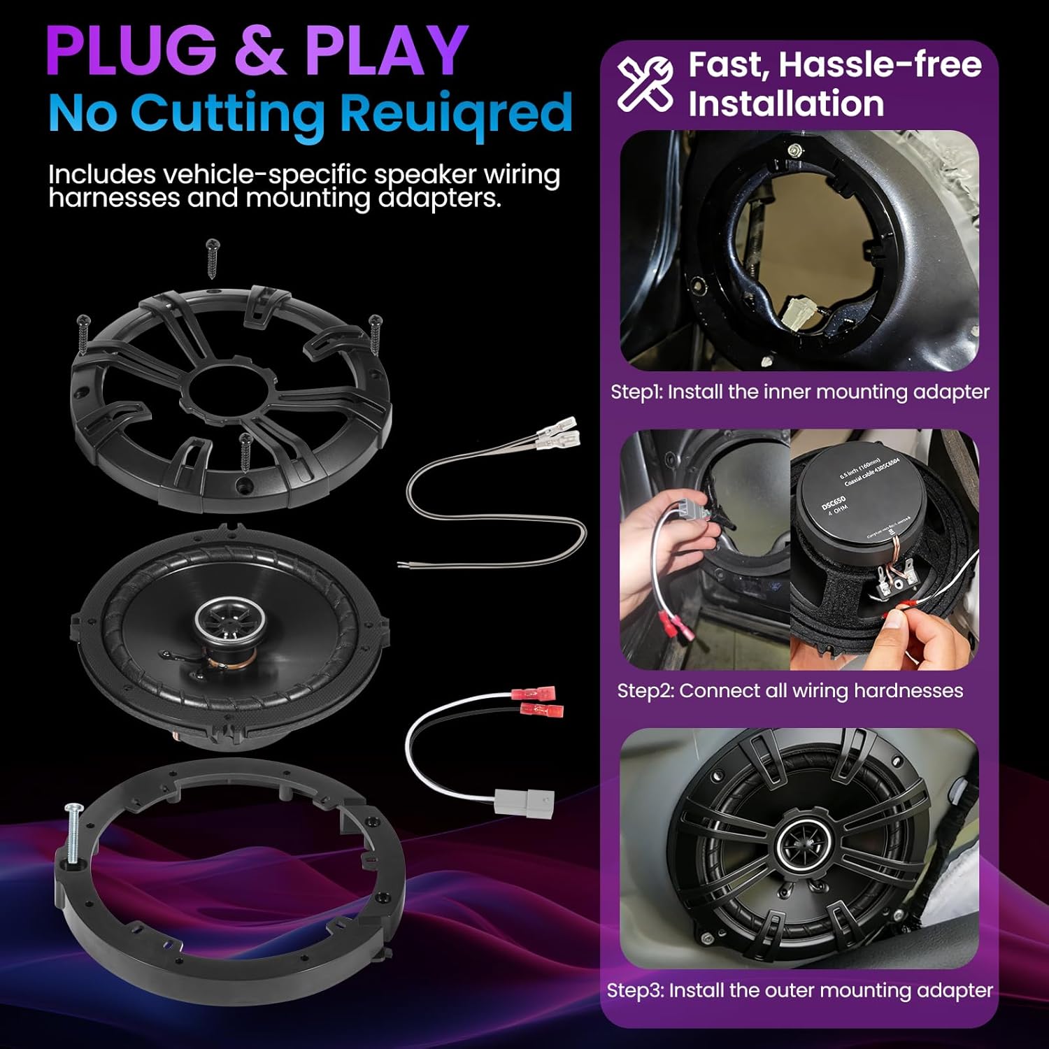 Speakers 6.5 inch for Honda CR - Speaker Kit ulasan dan harga