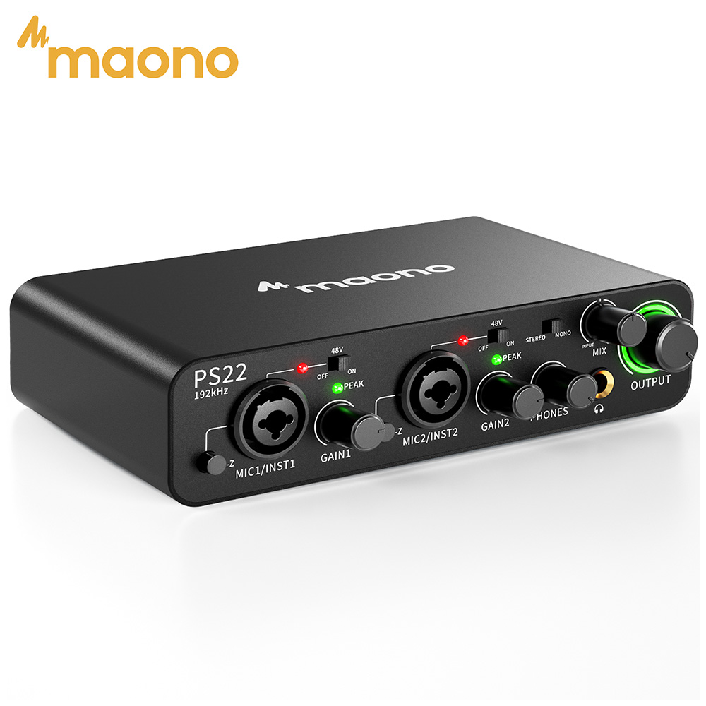 MAONO PS22 USB Audio Interface - Condenser Microphone Kit ulasan dan harga
