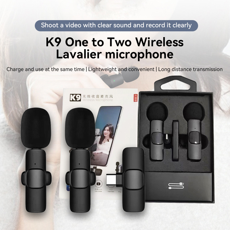 Mini Wireless Microphone Noise - Condenser Microphone Kit ulasan dan harga