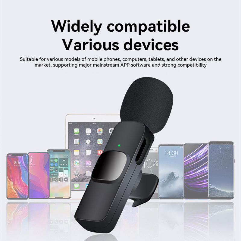 Mini Wireless Microphone Noise - Condenser Microphone Kit ulasan dan harga